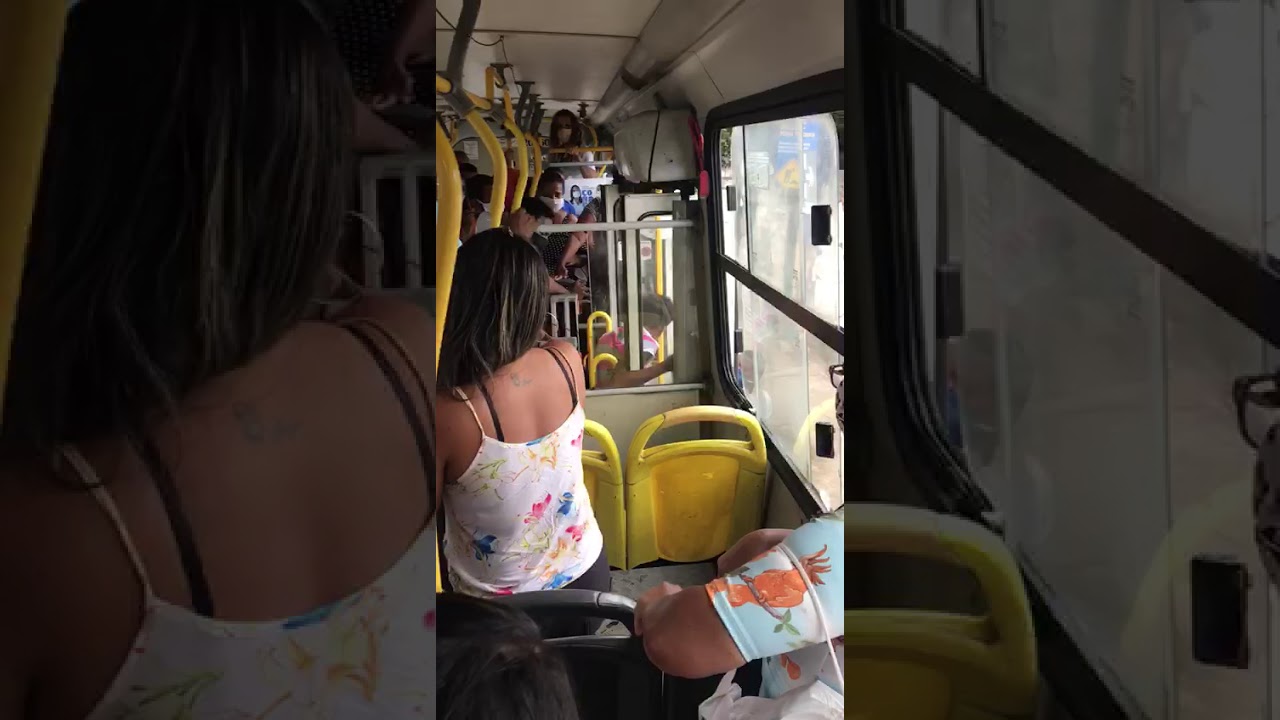 mulher expulsa ônibus salvador máscara