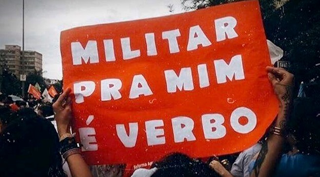 Para não reviver passado militar lutar 