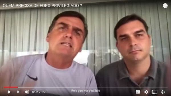 flávio bolsonaro foro privilegiado