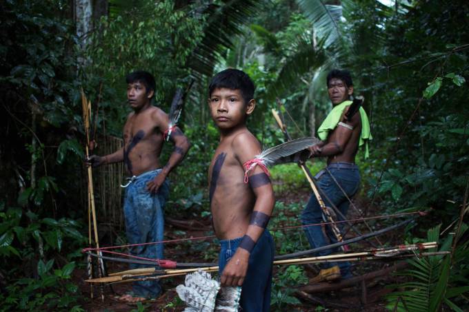 índios isolados flechada