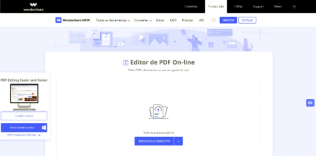 Top softwares editar PDF online 