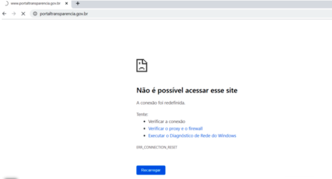 Portal da Transparência sai do ar após escândalo da feira leite condensado bilhão bolsonaro