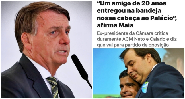 dilema de Rodrigo Maia direita encurralada por Bolsonaro