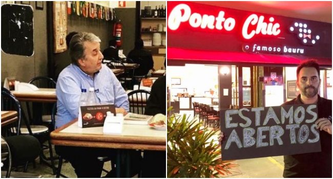 Dono restaurante ponto chic desrespeitou restrições morre de Covid-19