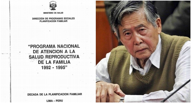 Fujimori julgado esterilizações forçadas de mulheres pobres Peru