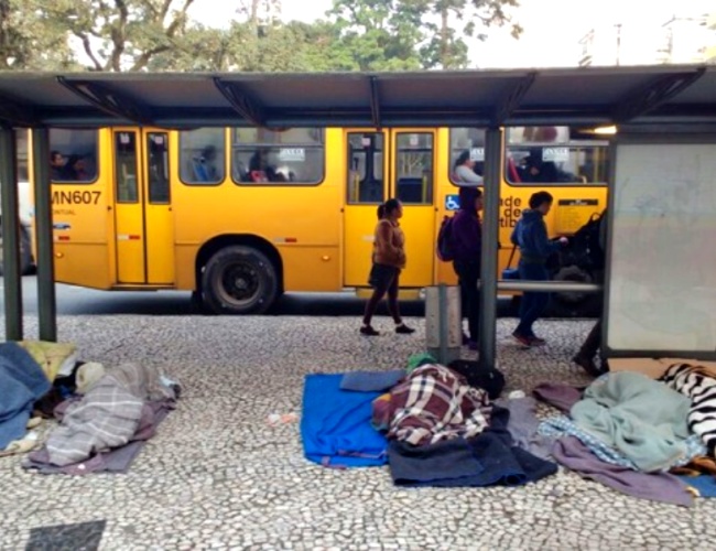 covid Vacina já população situação de rua de Curitiba