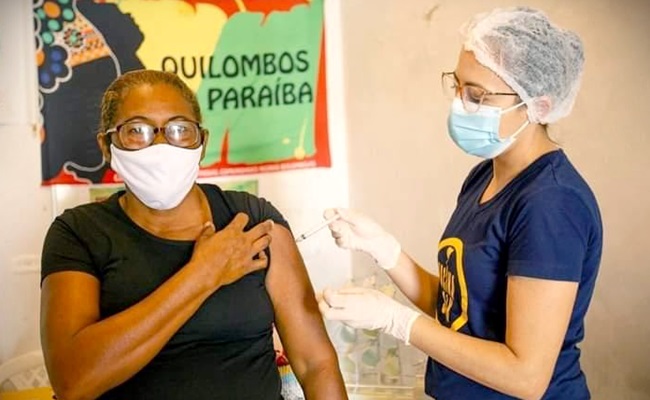 Paraíba lidera vacinação segunda dose contra Covid Nordeste