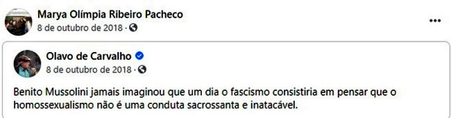 Promotora Marya Olímpia Ribeiro Pacheco publicou mensagens nazistas antivacina investigada CNMP