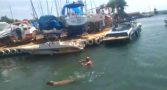 video-marinheiro-atacado-capivara-lago-brasilia