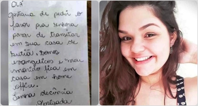 Evangélica pede vizinha não andar sutiã casa marido osasco