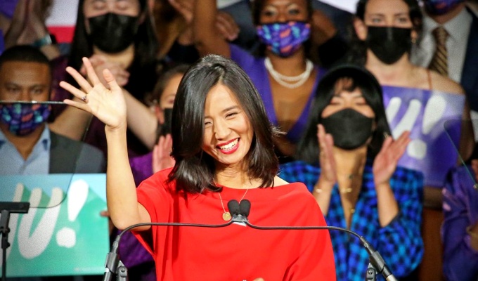 EUA Boston elege mulher prefeita ascendência asiática