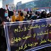 TOPSHOT-AFGHANISTAN-WOMEN-PROTEST