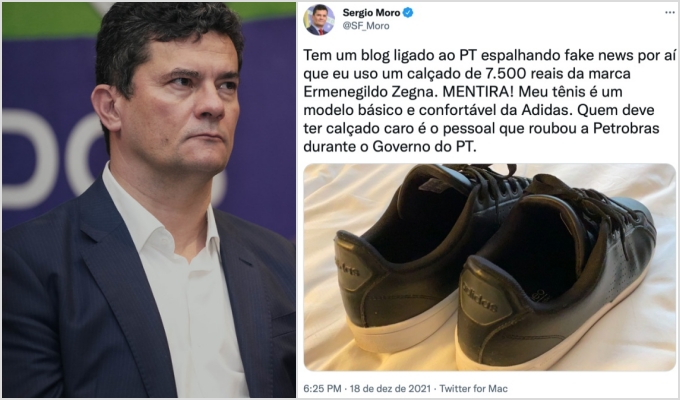 sapatos Moro fake news tríplex Lula