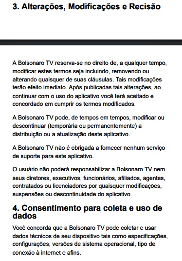 Novo app Bolsonaro dados usuário advogado Rogerio Cupti Carlos