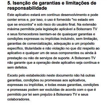 Novo app Bolsonaro dados usuário advogado Rogerio Cupti Carlos