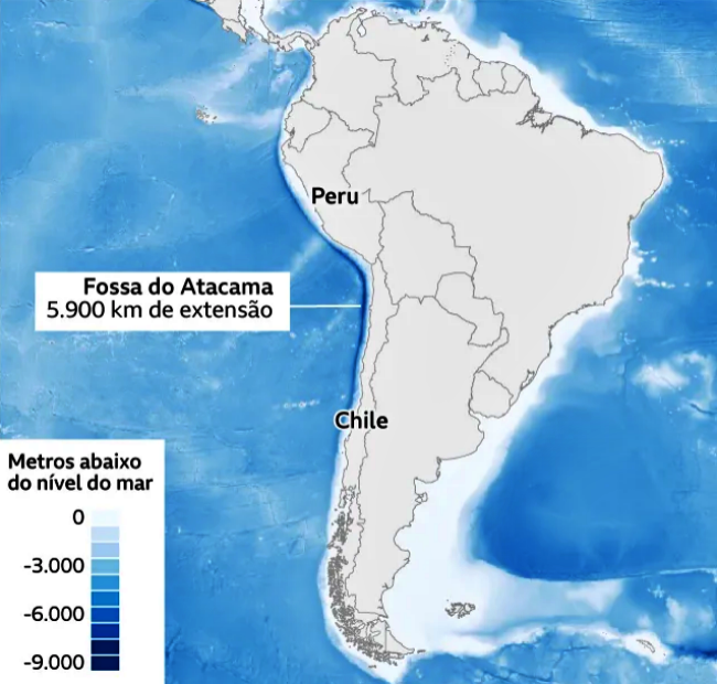 outro planeta cientistas desceram inexplorada fossa Atacama