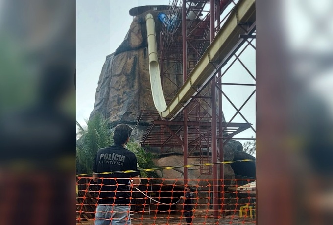 sabe morte menino caiu toboágua Caldas Novas goiás minas gerais