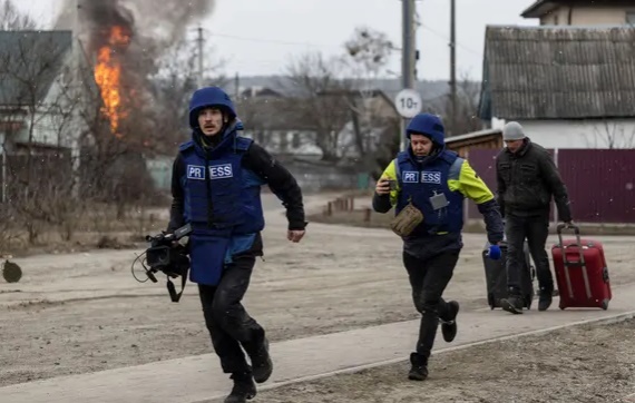 jornalistas guerra Ucrânia
