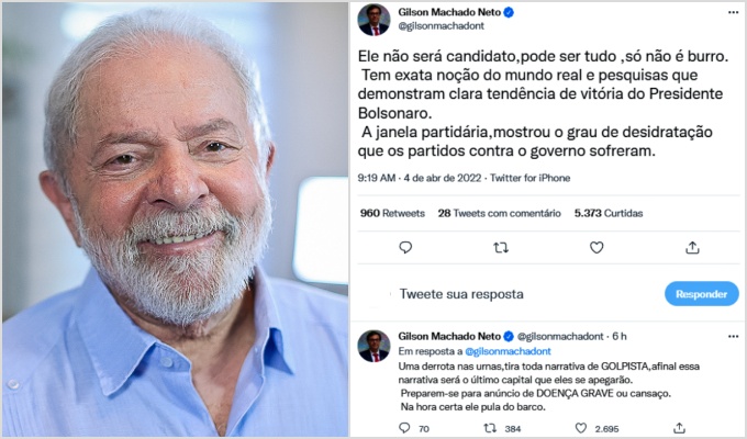 Aliado Bolsonaro Lula desistir eleição hora certa pula barco