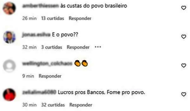 Divulgação lucro recorde BB reação redes fome