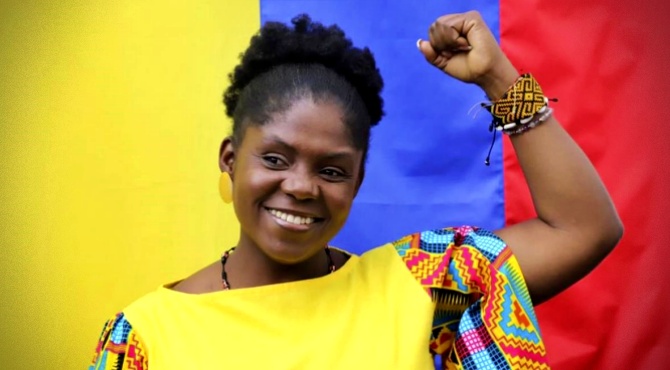 Ex-empregada doméstica Francia Márquez primeira mulher negra vice-presidência Colômbia