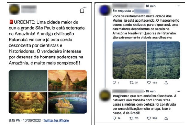 Ratanabá fake news cidade submersa Amazônia viraliza redes