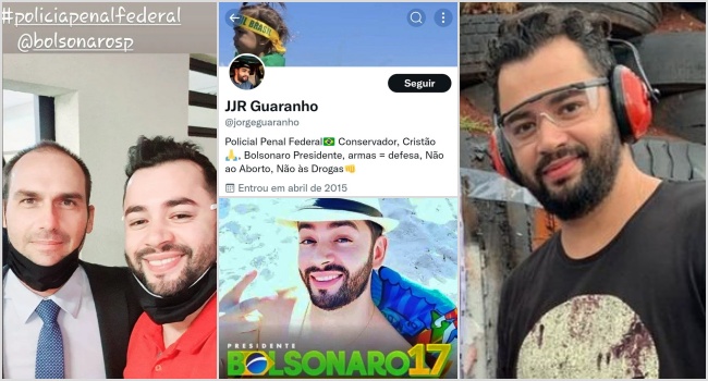 Redes sociais Jorge Guaranho revelam absorveu discursos Bolsonaro