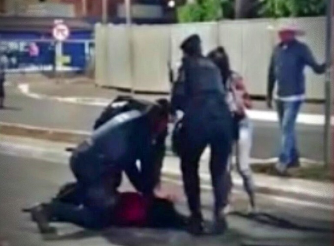 Policiais agridem jovem grávida Distrito Federal