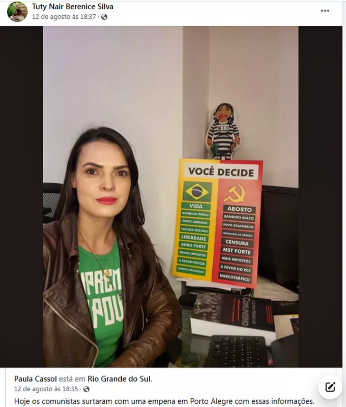 empresária bancou painéis associam esquerda PCC 