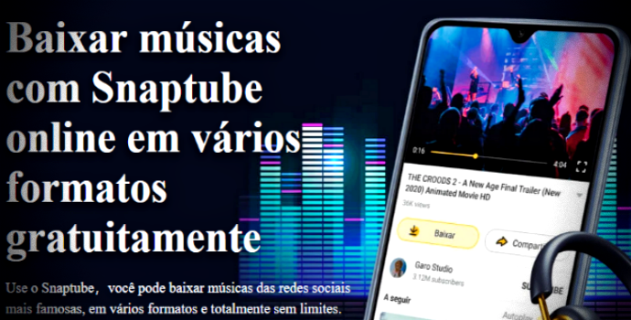 Aprenda usar melhor aplicativo Snaptube Online baixar vídeos música