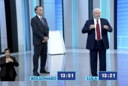 bolsonaro Lula debate Globo