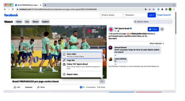 Como converter vídeos  Facebook Experimente FBVideoDown