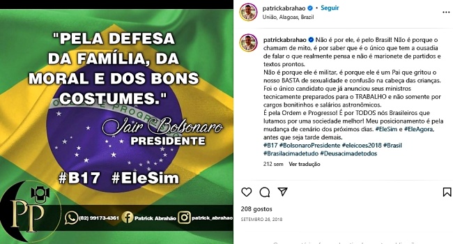 Evangélicos bolsonaristas centro escândalo milionário prendeu Patrick Abrahão