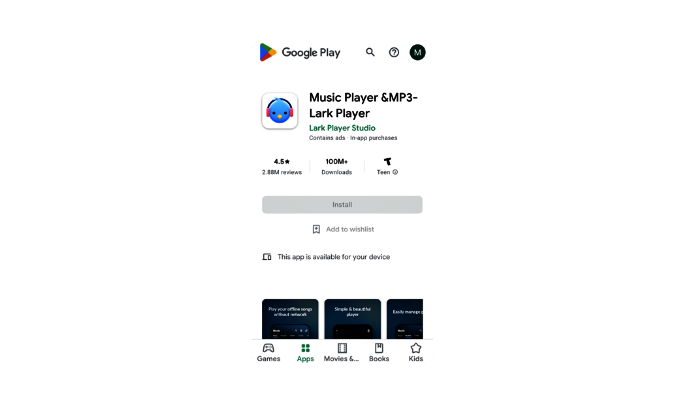 Reprodutor Música: Lark Player – Apps no Google Play