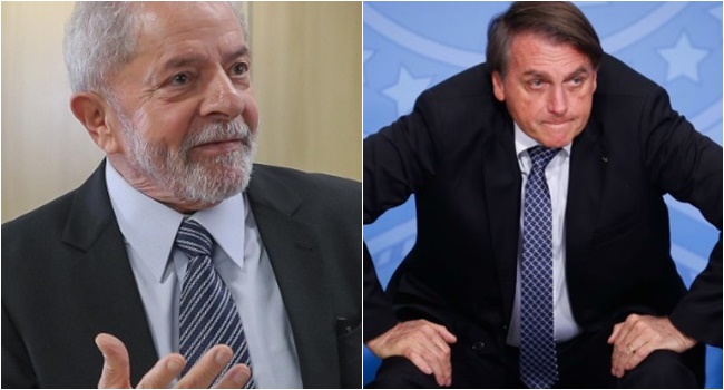 Lula Bolsonaro Ipec Datafolha