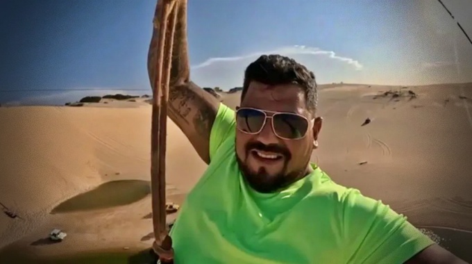 Turista filmou própria morte tirolesa Canoa Quebrada