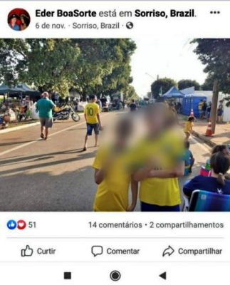 Pai menino quase perdeu olho bolsonarista apoiou bloqueios