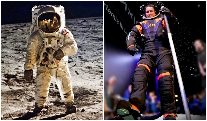 Apollo Artemis mudanças traje astronautas irão Lua
