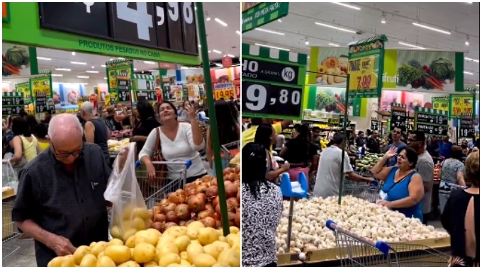 Igreja organizou cantorias evangélicas shoppings supermercados forte apoiadora Bolsonaro