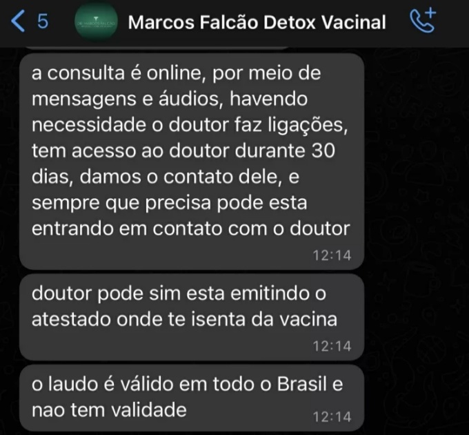 Médicos bolsonaristas vendem terapia reversão vacinal covid saúde 