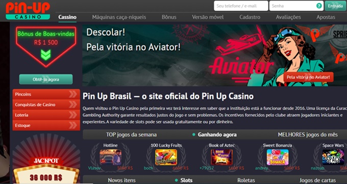 Pin Up Cassino oficial Brasil jogo seguro emocionante