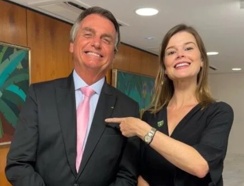 Bolsonaro e Martha Sellier