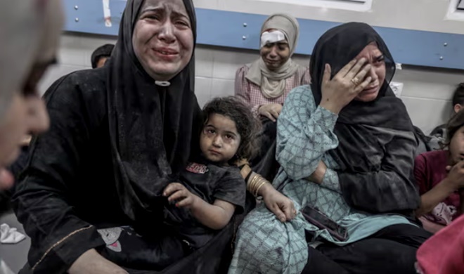 Mesmo sobrevivam bombas palestinos estão morrendo fome sede infecções