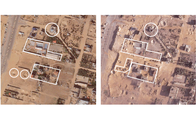 Imagens dsatélite mostram profundidade da invasão Israel em Gaza tamanho destruição