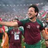 Fernando Diniz, do Fluminense, é campeão da Libertadores/Foto: CARL DE SOUZA / AFP Fernando Diniz, do Fluminense, é campeão da Libertadores/Foto: CARL DE SOUZA / AFP