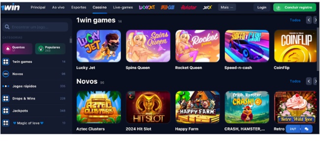 1Win Casino internet jogos online tecnologia