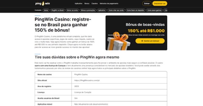 Descubra tudo sobre Pingwin Casino principal cassino brasileiro