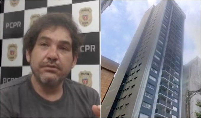 Morador corta corda que sustentava trabalhador prédio luxo Curitiba