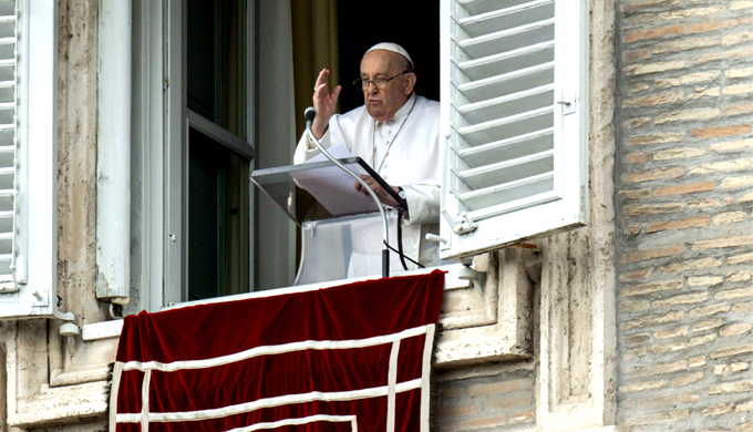 Papa Francisco pede fim de guerra Gaza