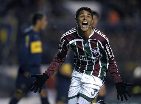 Thiago Silva - Fluminense x Boca Juniors/2008 - foto: AFP